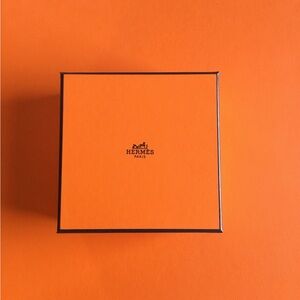 HERMES EMPTY SMALL BOX TOP LID LOGO PRINTED